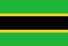 Flagge der Republik Tanganjika (1961–1964)